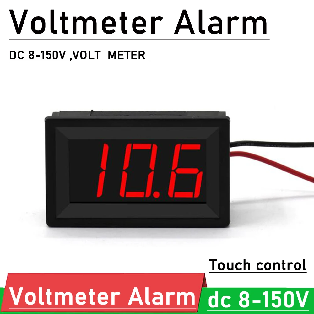 Metervoltage Monitor Digital Voltmeter Highlow Alarm Voltage Meters Digital Aliexpress