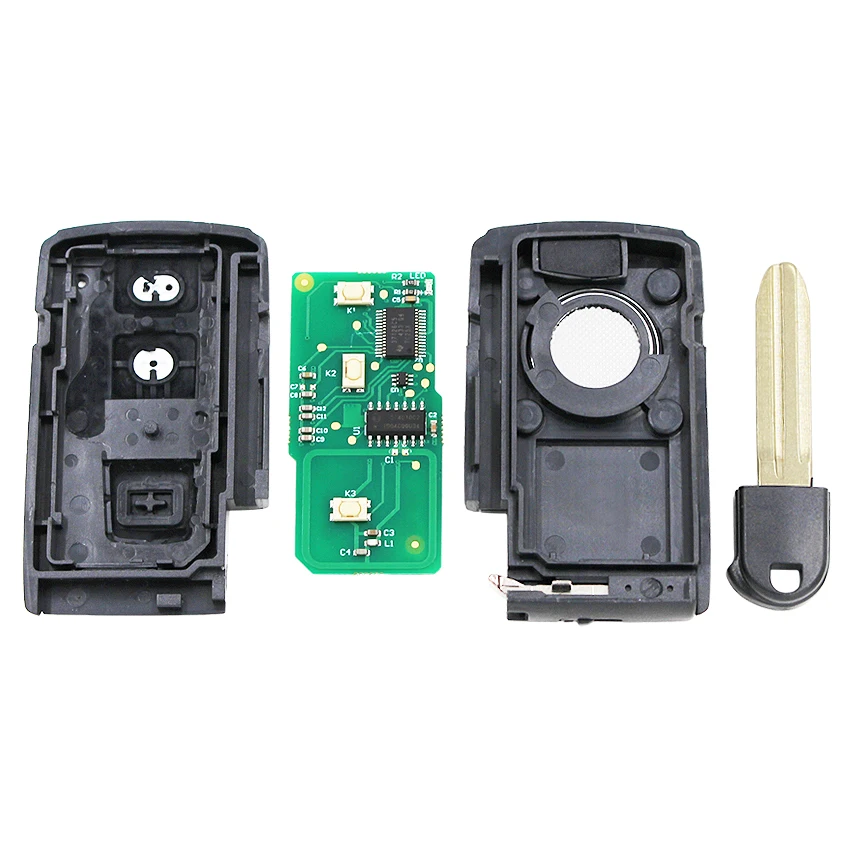  KEYECU Smart 2 button Remote Key fob ASK 433MHz for Toyota Prius 2004-2009 FCC ID: B31EG-485 MOZB31 - 4000270043881