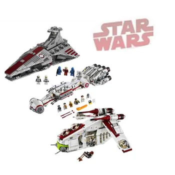 

05042 Star Series Wars The lepining 05041 Republic Fighting Cruiser Building Blocks Bricks Toys Model Children Christmas Gifts