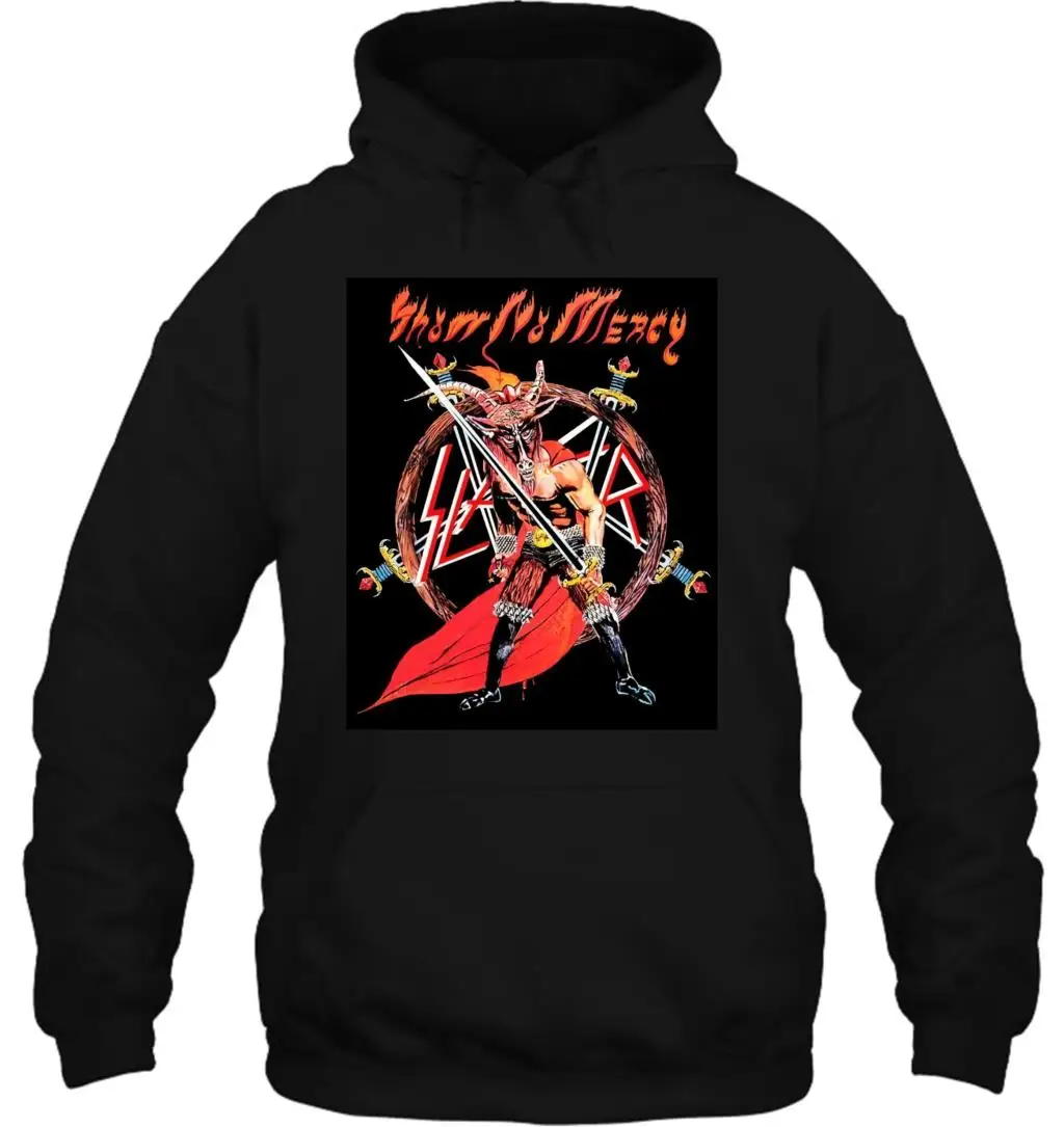 Мужская толстовка slayer Show No mercy Черная женская уличная одежда