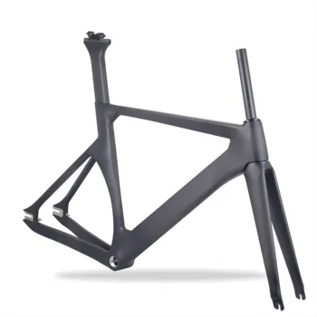 

2020 new full carbon track frame road frames fixed gear bike frameset with fork seat post 49/51/54cm carbon bicycle frame