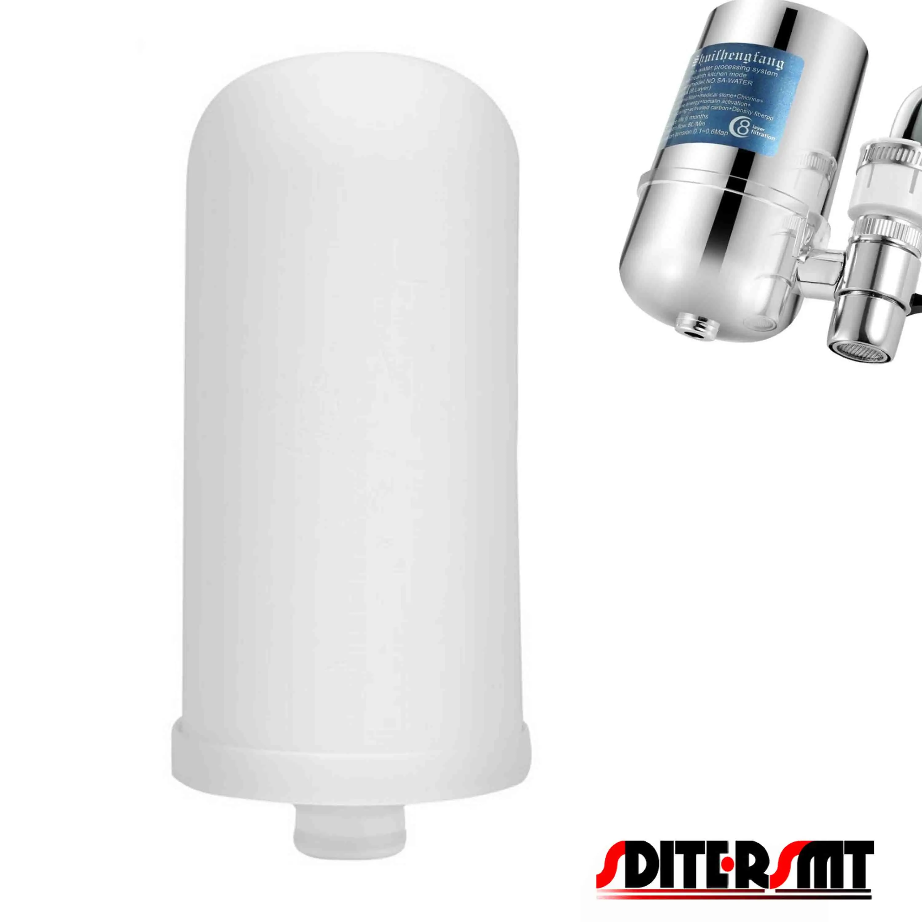 New Household 6L/MIN Tap Water Faucet Purifier Filter for Activated Carbon Attach Cartridges Kitchen Accessories | Бытовая техника