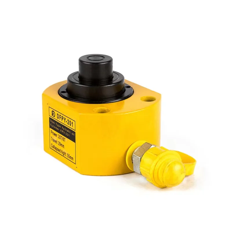 Hydraulic Cylinder DFPY Hydraulic Lifting Jack Work Travel of 24 Output 10Tons 2