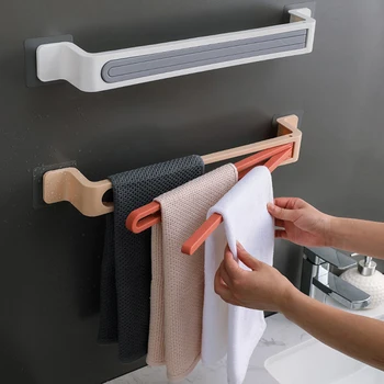 

Towel Holder Towel Rack Bathroom Kitchen Bathroom Towel Bath Towel Sticker Towel Rack Hanging Wall Cloth