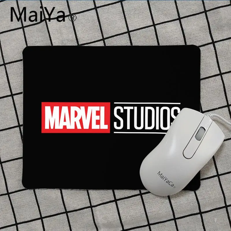 Maiya Высокое качество Marvel логотип DIY дизайн игровой с узором коврик для мыши топ продаж игровой коврик для мыши