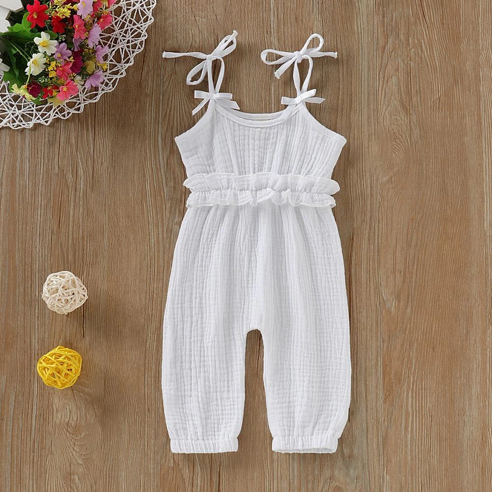cotton girls jumpsuits
