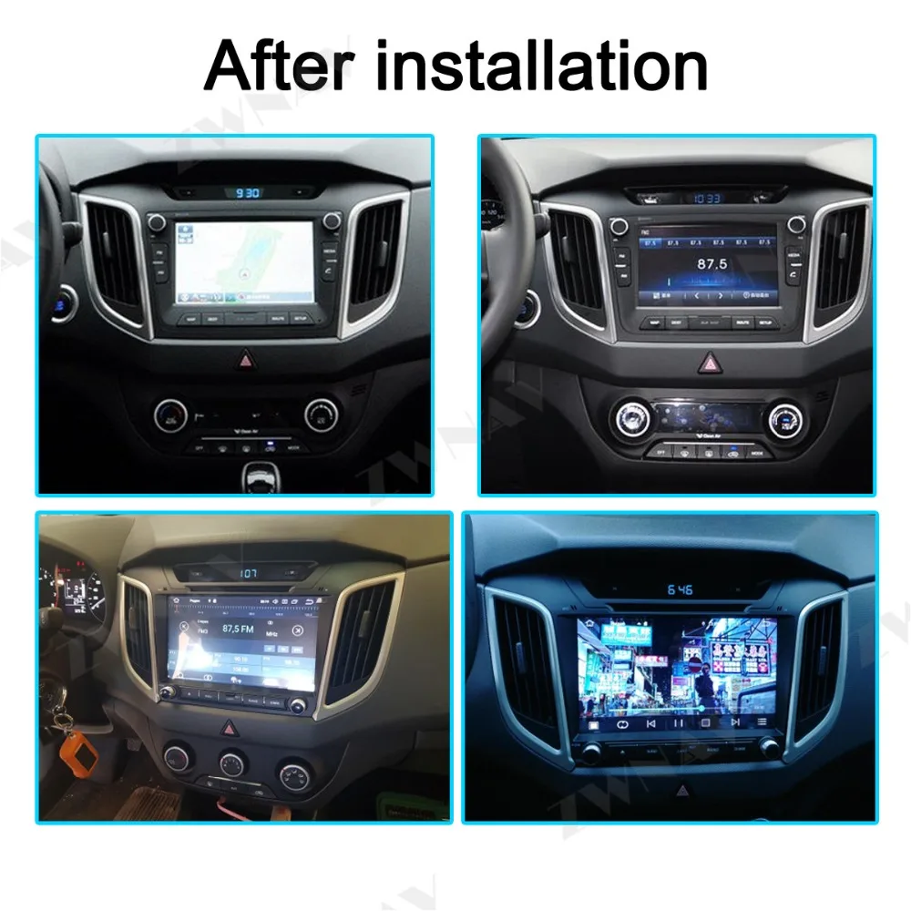 Perfect DSP Android 9.1 Car GPS Navigation CD DVD Player For Hyundai ix25 2014+ Auto Stereo Radio Multimedia player Head Unit recorder 3
