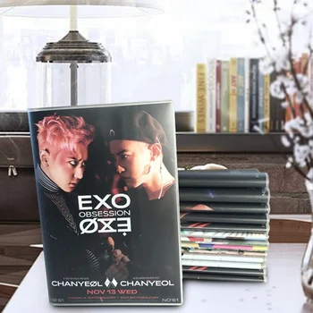 

1Pcs EXO New Album Mini Diary Notebook Stationery Handbook Memo Notebooks Writing Supplies Fan Gift