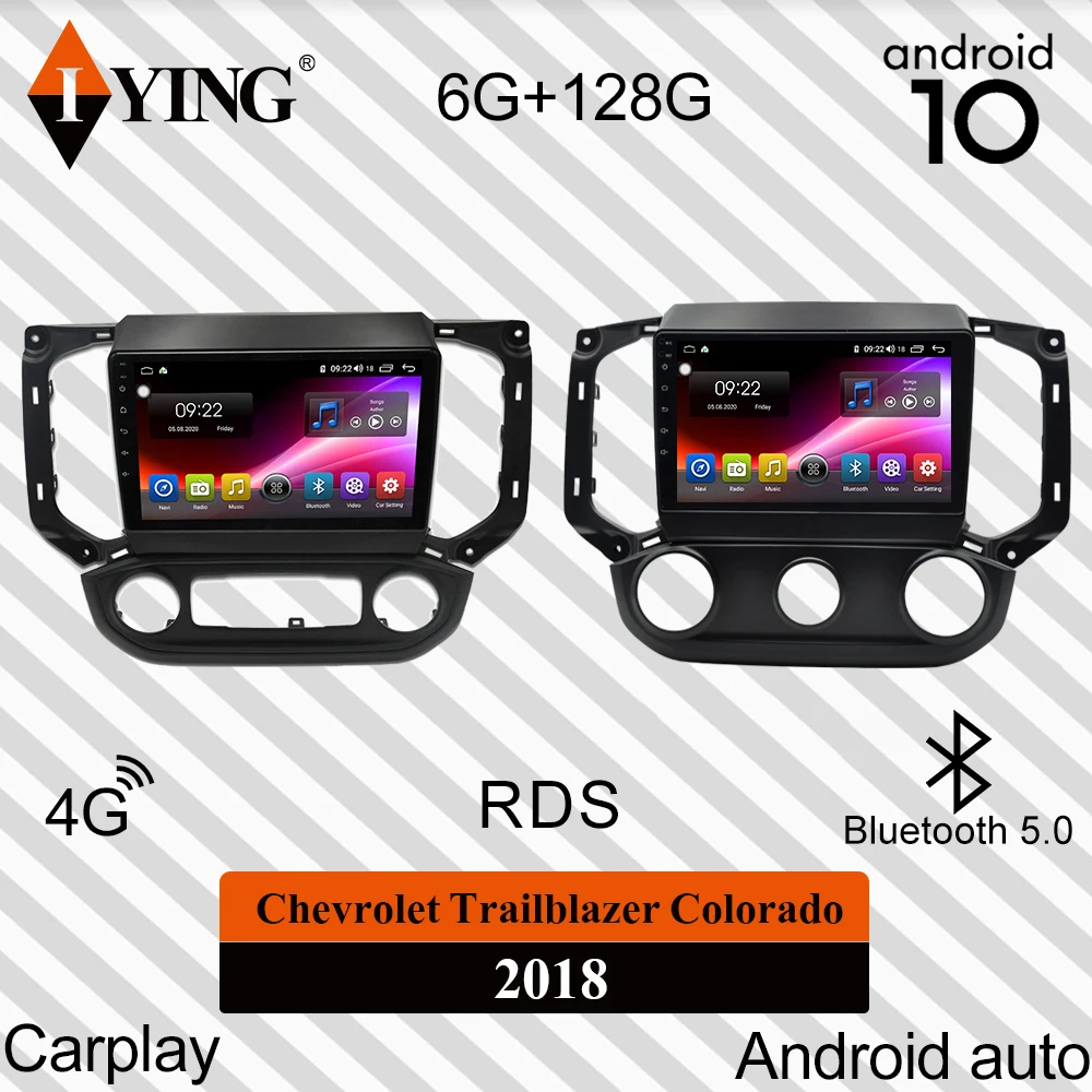 Автомагнитола IYING для Chevrolet T Колорадо 2018 мультимедийный видеоплеер навигация GPS