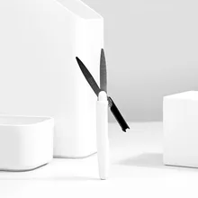 Fizz FZ212006 переносные самофиксирующиеся безопасные ножницы из нержавеющей стали, ножницы для ручек, ручные швейные ножницы K-nife