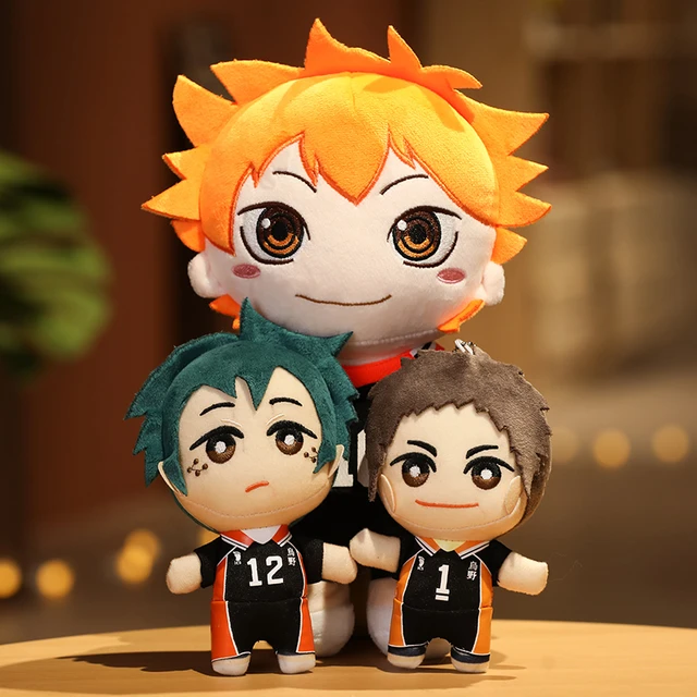 Boneco de Pelúcia Anime Volêi Haikyuu - Kageyama, Hinata e Oikawa