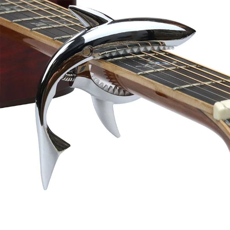 2 Pack Capo For Acoustic Guitar - 2 Pack Shark Design Guitar Capo For Acoustic And Electric Guitars Ukulele Capo Musical Instrument Accessories Guitar Parts Accessories Aliexpress