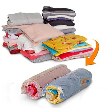 

Hand-rolled vacuum bag storage bag household storage bag transparent border foldable clothing storage bag sealed and compressed