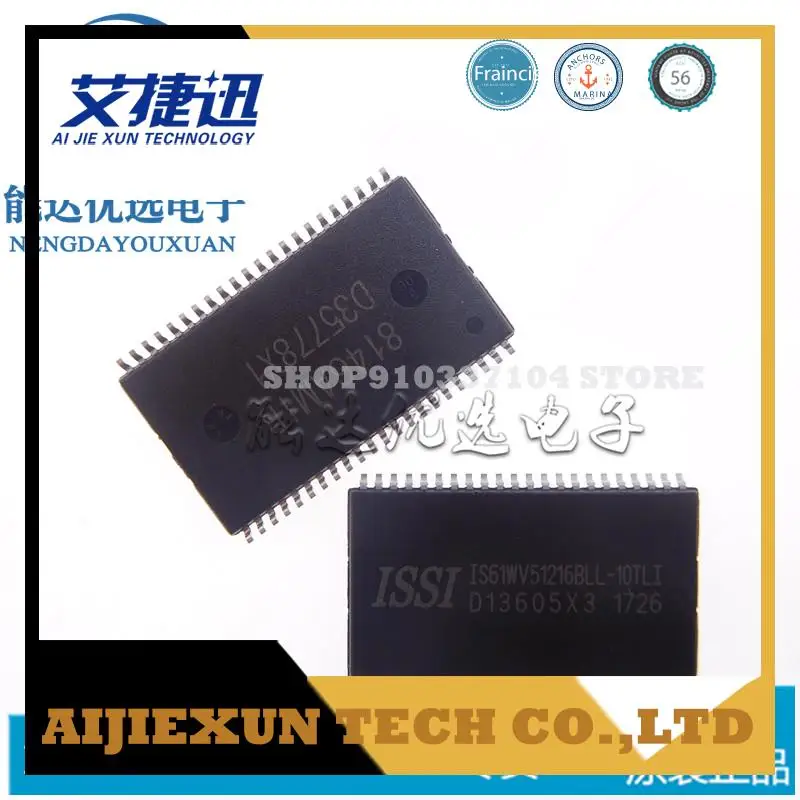 

10pcs/lot IS62WV51216BLL-55TLI TSSOP-44 Memory IC CHIPS NEW AND ORIGIANL