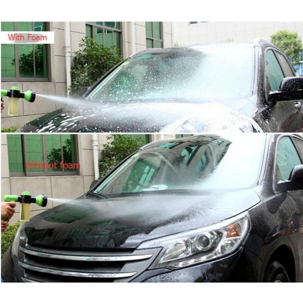 Car High Pressure Water Gun Watering 8 Adjustable Car Foam Sprayer Pot Sprayer Watering Sprinkler Tool Pet Shower Household