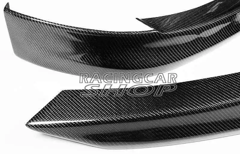 REAL Carbon Fiber Front Bumper Splitters Lip SPOILER for BMW E60 E61 5-SERIES 2003-2007 1PAIR