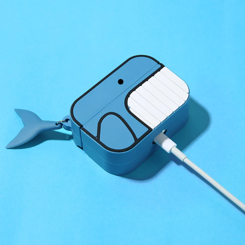 3D чехол для наушников s для Airpods Pro Чехол милый силиконовый мультяшный чехол для Apple Airpods 3 защитный Забавный чехол с брелоком
