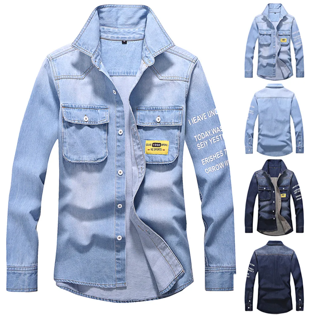 

denim vests men Autumn Winter Casual Vintage Wash Distressed Denim Jacket Coat Top Blouse streetwear corta vento куртка мужская