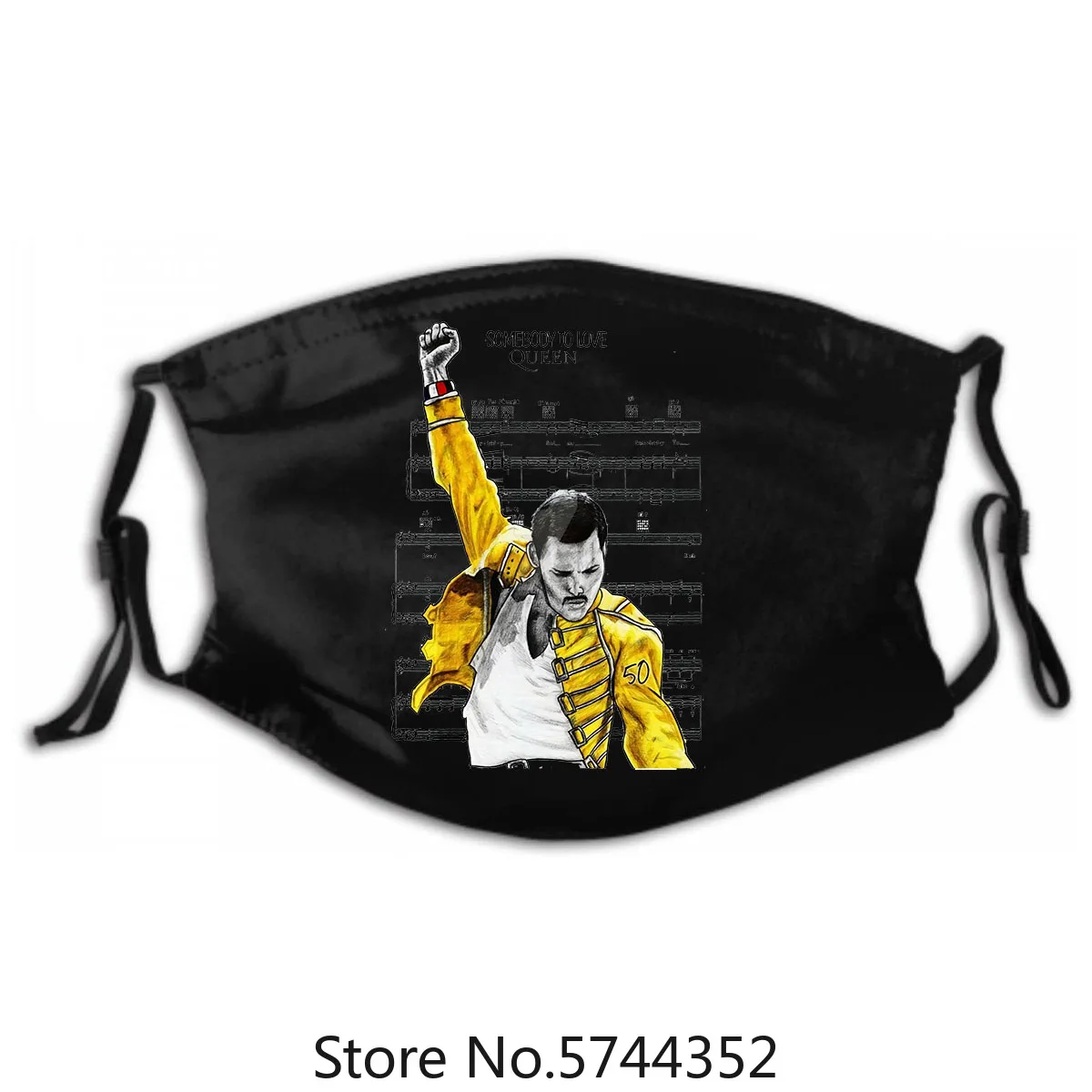 

Men'S Sizes. Washable Reusable Mask with PM2.5 Filters 5 Layers Classic Somebody To Love Mask Queen Freddie Mercury Rock