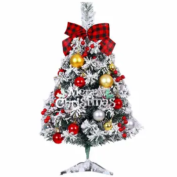 

1 Set Flocking Xmas Tree Chic Fine DIY Safe Tool Ornament Gift Decor