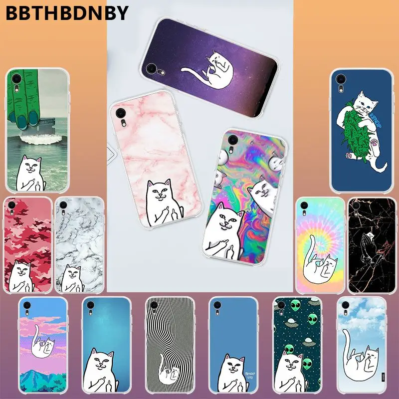 

Ripndip For iphone X or XS Luxury Unique Design Phone Hoesje for iPhone 11 pro XS MAX 8 7 6 6S Plus X 5 5S SE XR cover