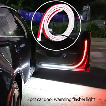 

Car Door Opening Warming Light Lights Auto Mount Brake Stop Lights Accessories Flasher Turn Signal Flexible LED Strips Running