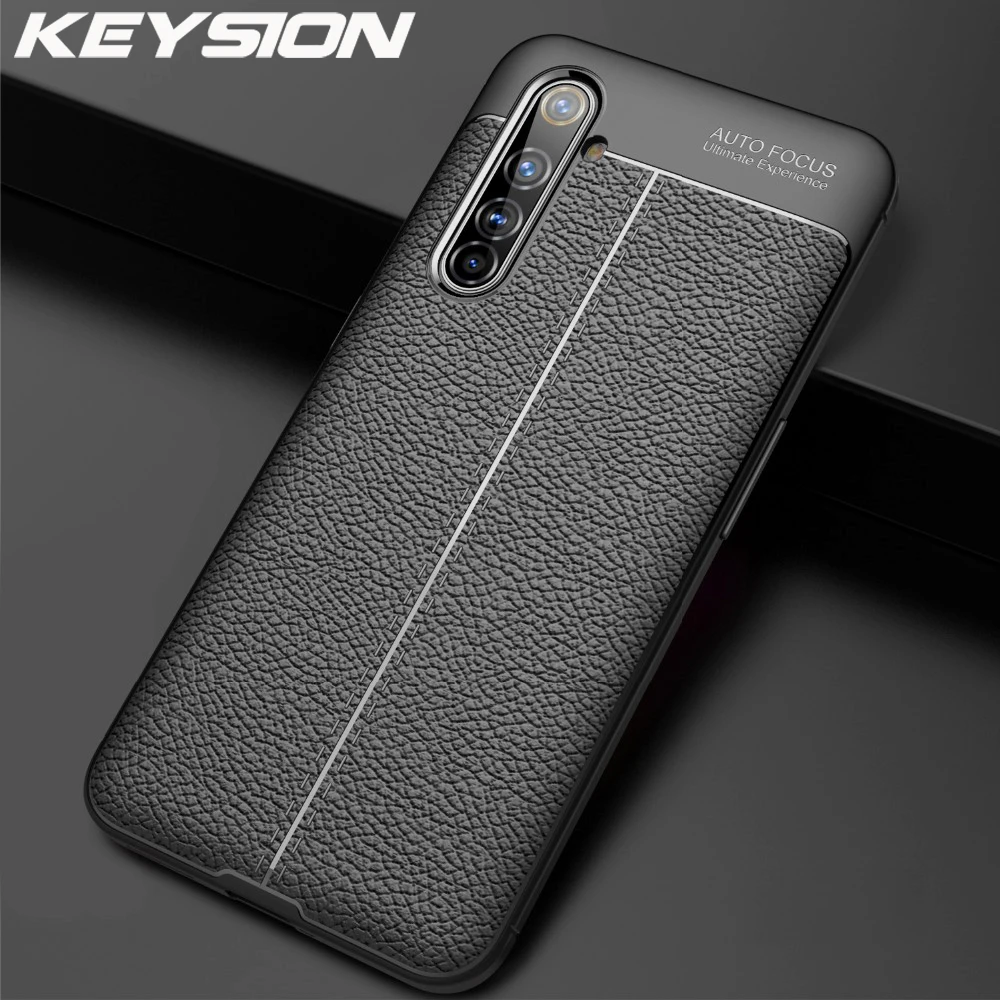 Ударопрочный чехол KEYSION для Realme X50 Pro 6 Ltchi силиконовая задняя крышка с рисунком OPPO