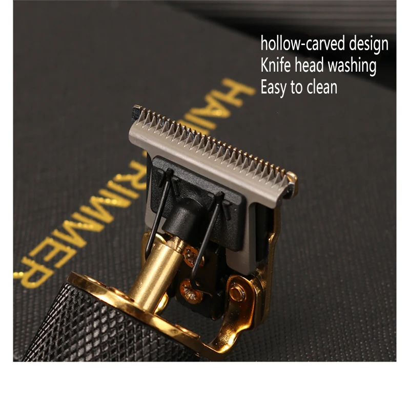 Kemei Pro Li T-Outlinergtx Cordless Hair Trimmer professional Hair Clipper Men beard Haircut Machine Barber Edge Pivot Motor-1-12