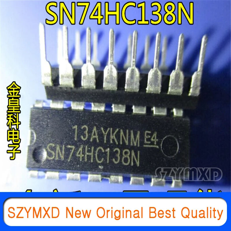 5pcs 74HC138N 1 of 8 Decoder replacment for 74S138 DS8205D ROHS = SN74HC138N 