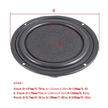 

5/6.5/8" Subwoofer Speaker Bass Passive Radiator Diaphragm Woofer Parts