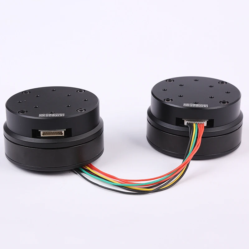 HT-S-6010 모터 직접 구동 브러시리스 DC 서보 마이크로 팬케이크 모터 스케이트 보드 AGV 자동차