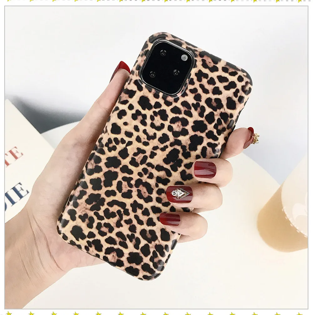 Lovebay сексуальный леопардовый IMD силиконовый чехол для iPhone 7 8 6 6s Plus 11 Pro X XR XS Max мягкий чехол для телефона s задняя крышка для iPhone 11 Pro