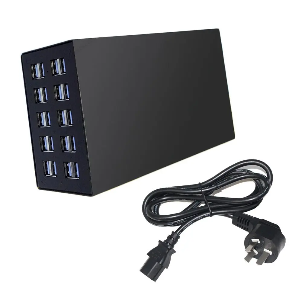 USB умное зарядное устройство USB выход 5 В Высокая мощность быстрая зарядная станция 20 портов usb-хаб универсальный для планшета ноутбука смартфона камеры