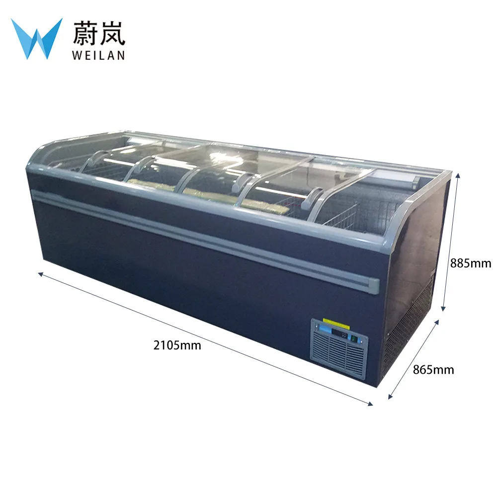 

Supermarket chest freezer Open top freezer / refrigerator Commercial deep freezer