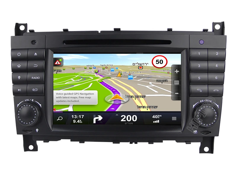 Excellent 4+64G Android 9.0 DSP 4G 2 DIN Car DVD GPS For Mercedes/Benz W203 W209 W219 A-Class A160 C-Class C180 C200 CLK200 radio stereo 13