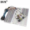 1PCS MB-102 MB102 Breadboard 830 / 400 Point Solderless PCB Bread Board transparent Test Develop DIY Black White For Arduino ► Photo 1/6