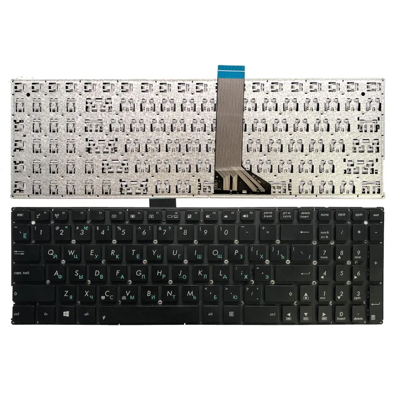 Новая русская RU Клавиатура для ноутбука ASUS X502 X502CA X502C F502 F502C F502CA с коротким кабелем