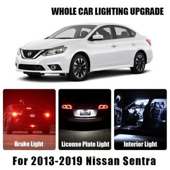 

Brake Parking Reverse Light White Amber Car LED Bulbs For 2013-2019 Nissan Sentra Turn Signal Lamp Exterior Interior LED Light