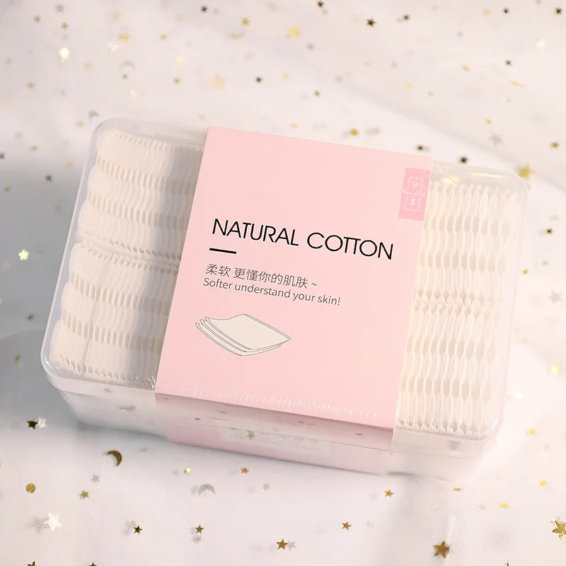 

120 Pcs Cotton Pad Boxed Double-Sided Absorbent Soft Makeup Remover Ultra-Thin Daily Facial Skin Care Make Up Beauty Tool