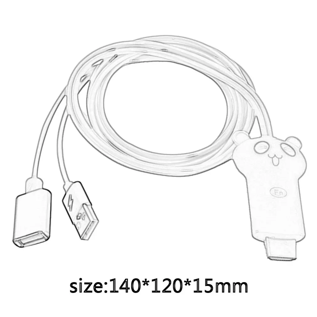 1080P MHL Micro-USB MHL к hdmi-кабель, адаптер для samsung S7/S8 Plus для iPhone X 8 Plug& игрушечный преобразователь