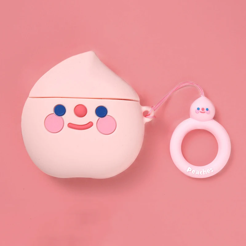 3D чехол для наушников для Airpods Pro Чехол Милые силиконовые Мультяшные наушники/Earpods чехол для Apple Air Pods 3 Pro Чехол с брелком - Цвет: 103-A3