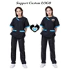Custom LOGO Pet Shop Groomer Work Clothes Suit Waterproof Anti-static Pet Overalls Salon Barber Hairdresser Apron G1004 3
