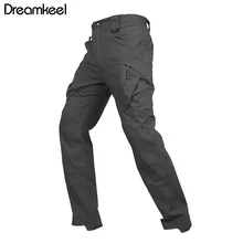 Брендовые армейские военные брюки, тактические брюки-карго, мужские повседневные брюки, хлопок, много карманов, эластичные, гибкие, модные