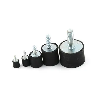 M3 M4 M5 M6 M8 Rubber Shock Absorber Anti Vibration Isolator Mounts Bobbins Tool Parts