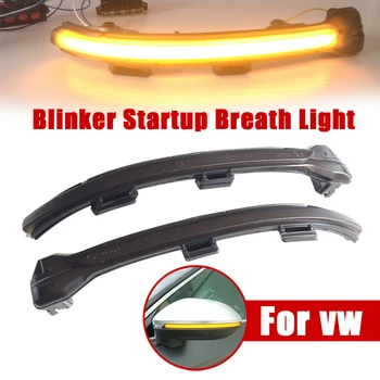 

Rearview Mirror LED Turn Signal Light Blinker Startup Breath Light For VW Golf MK7 7 GTI R Rline GTD 2013 2014 2015 2016 2017