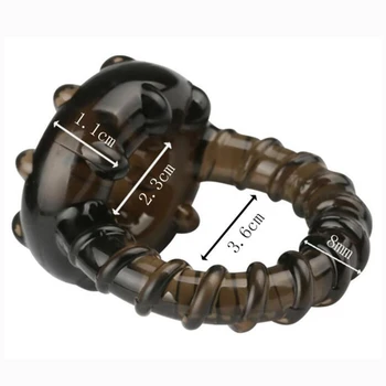 Cock Ring Sex Toys For Men Testicle Ball Stretcher Penis Scrotum Sleeve Delay Ejaculation Penis Massage Ring Sex Shop 6