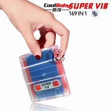 Новейшая супер ВИБ ТВ-игры Мини ТВ игровая консоль 8 бит Ретро игровая консоль Встроенная 169 игр портативный игровой плеер подарок