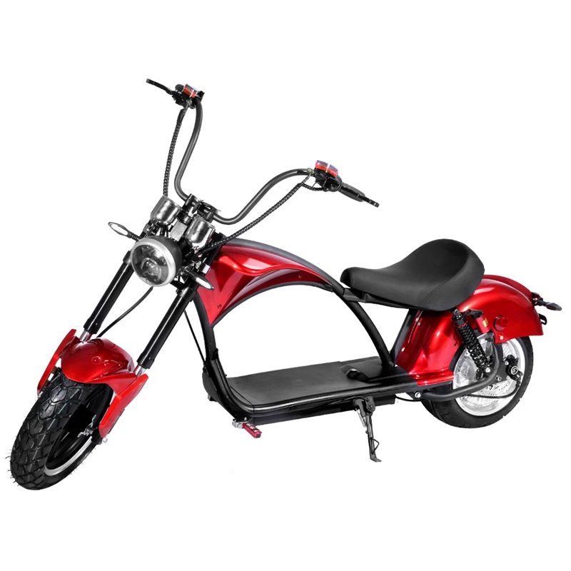 Max Speed 45kmh Motor Power 1500W Red Scooter Off Road Motorcycle Bicycle Big Wheel Electric Bike For Teenagers Adult