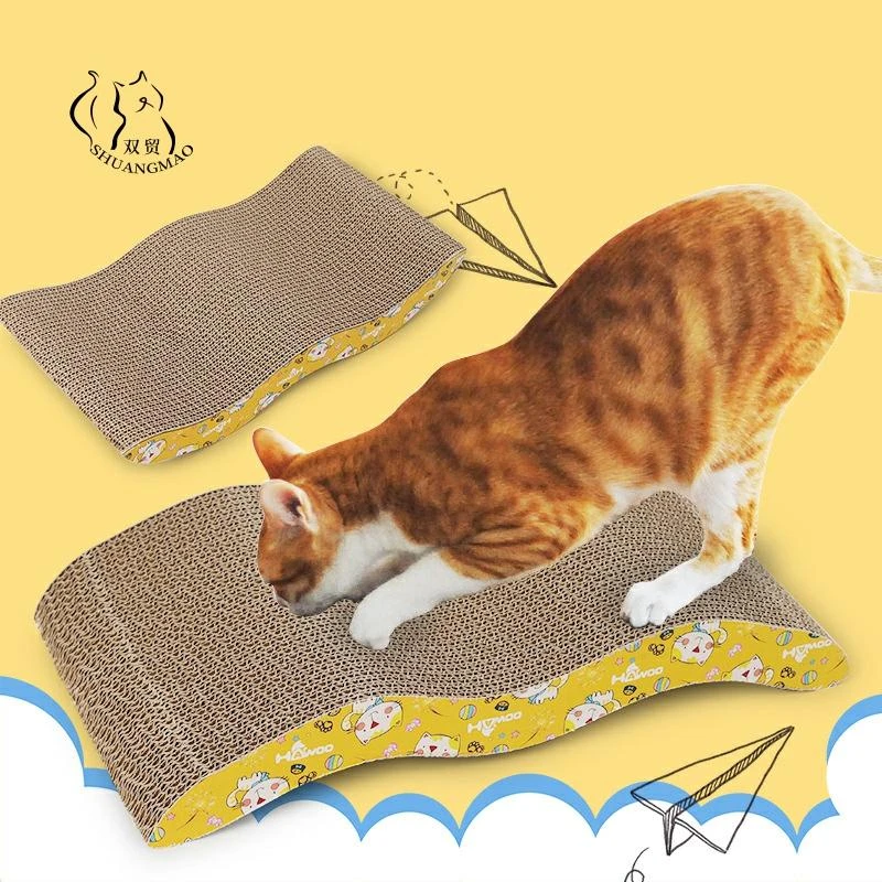 Nice Harden Corrugated Paper Pet Cat Toy Cat Sofa Claws Grinding Board YFP Nice Harden Corrugated Paper Pet Cat Toy Cat Sofa Claws Grinding Board YFP