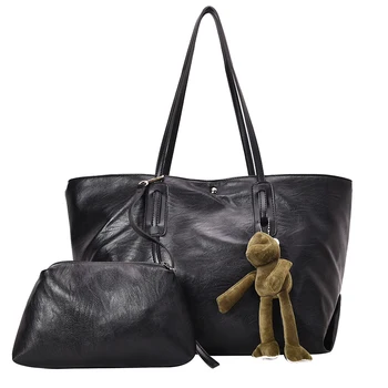 

191220 iVog New Arrival Everyday Ladies Small Crossbody Messenger Handbag Black Neverful Tote Bags for Women 2019